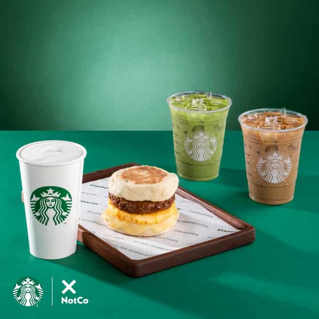 Starbucks México incluye en su menú dos opciones con productos de NotCo