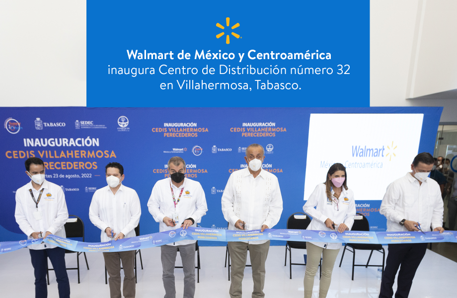 Walmart inaugura su Centro de Distribución número 32 en México.